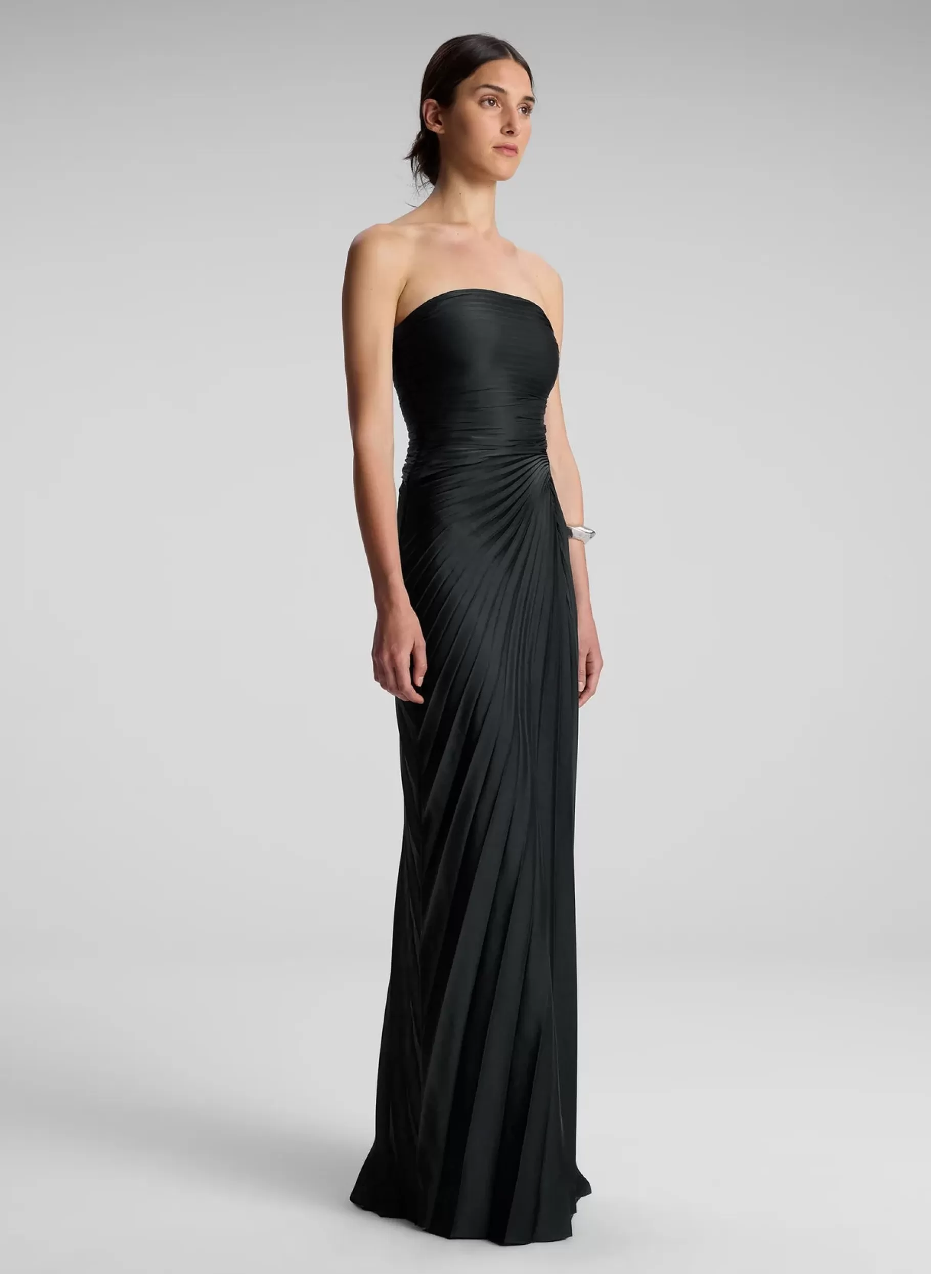 Women A.L.C. Dresses^Bianca Strapless Pleated Maxi Dress