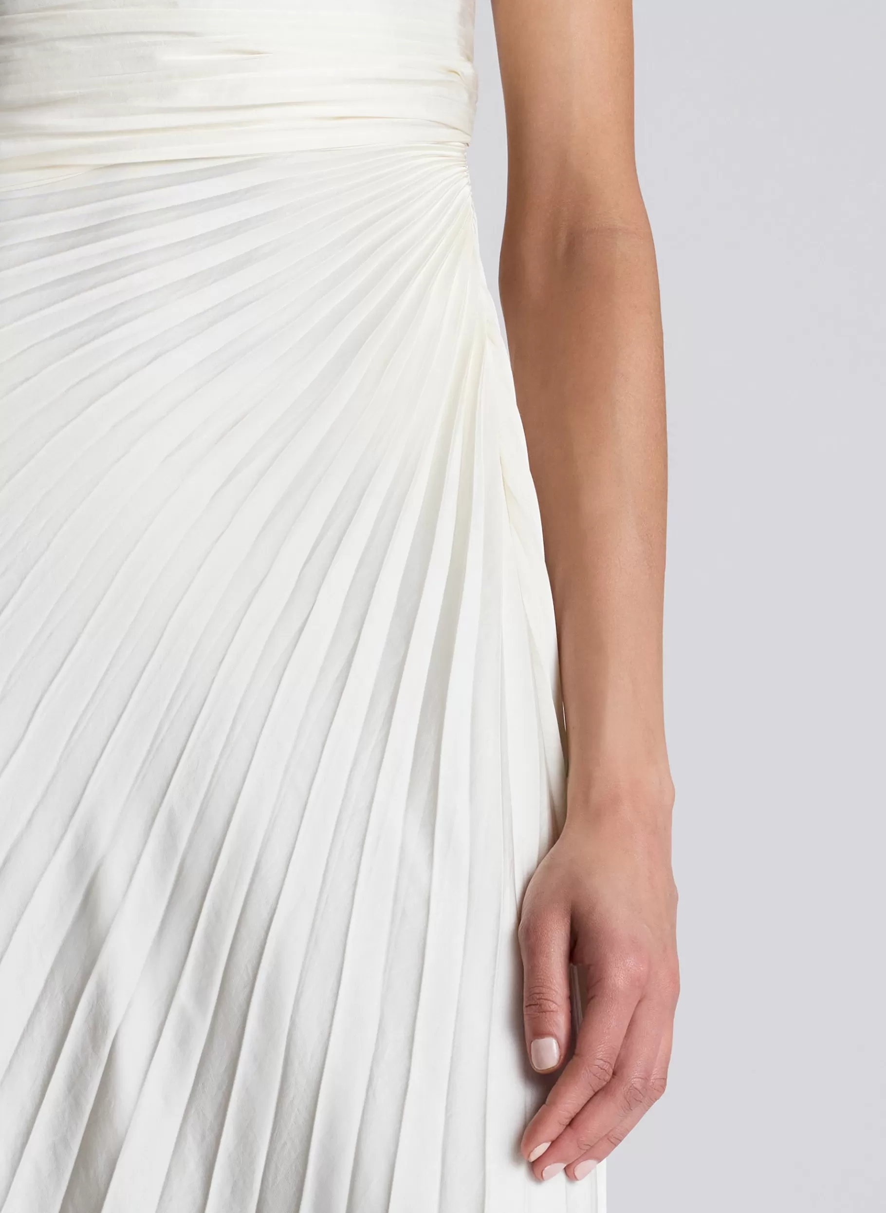 Women A.L.C. Dresses^Bianca Strapless Pleated Maxi Dress