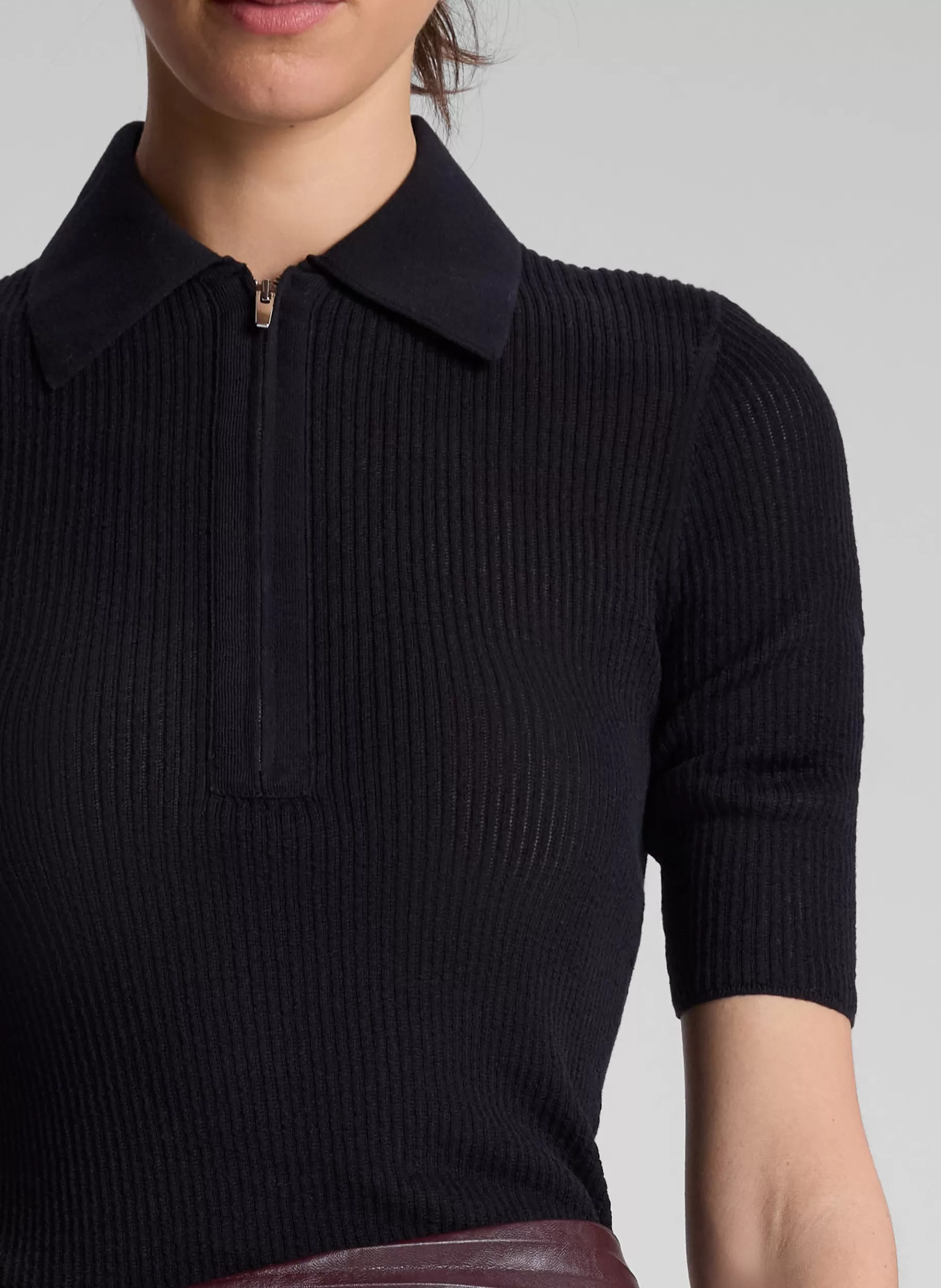 Women A.L.C. Tops | Knitwear^Cooper Fine Cotton Ribbed Top