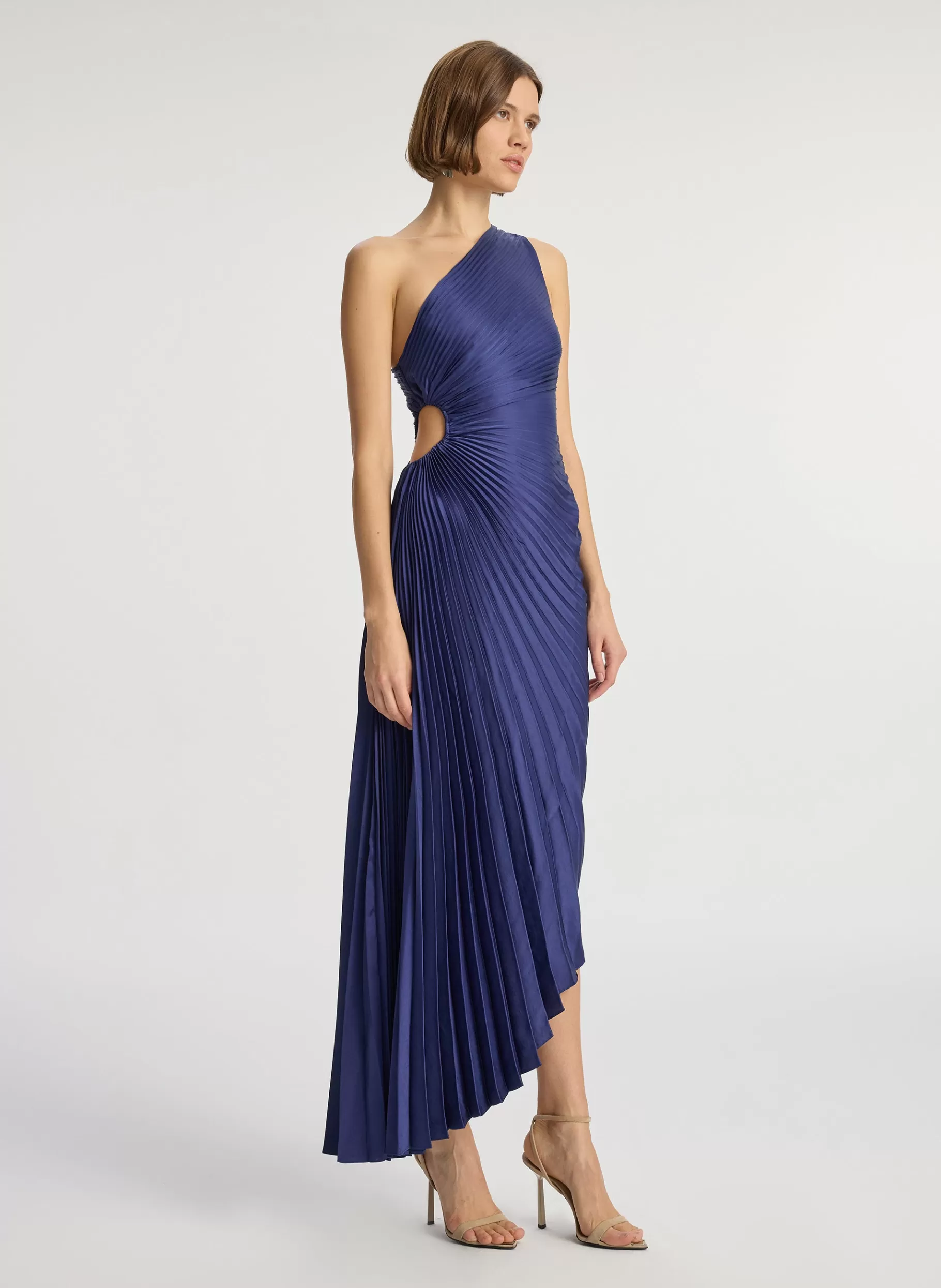 Women A.L.C. Dresses^Delfina Satin Pleated Dress