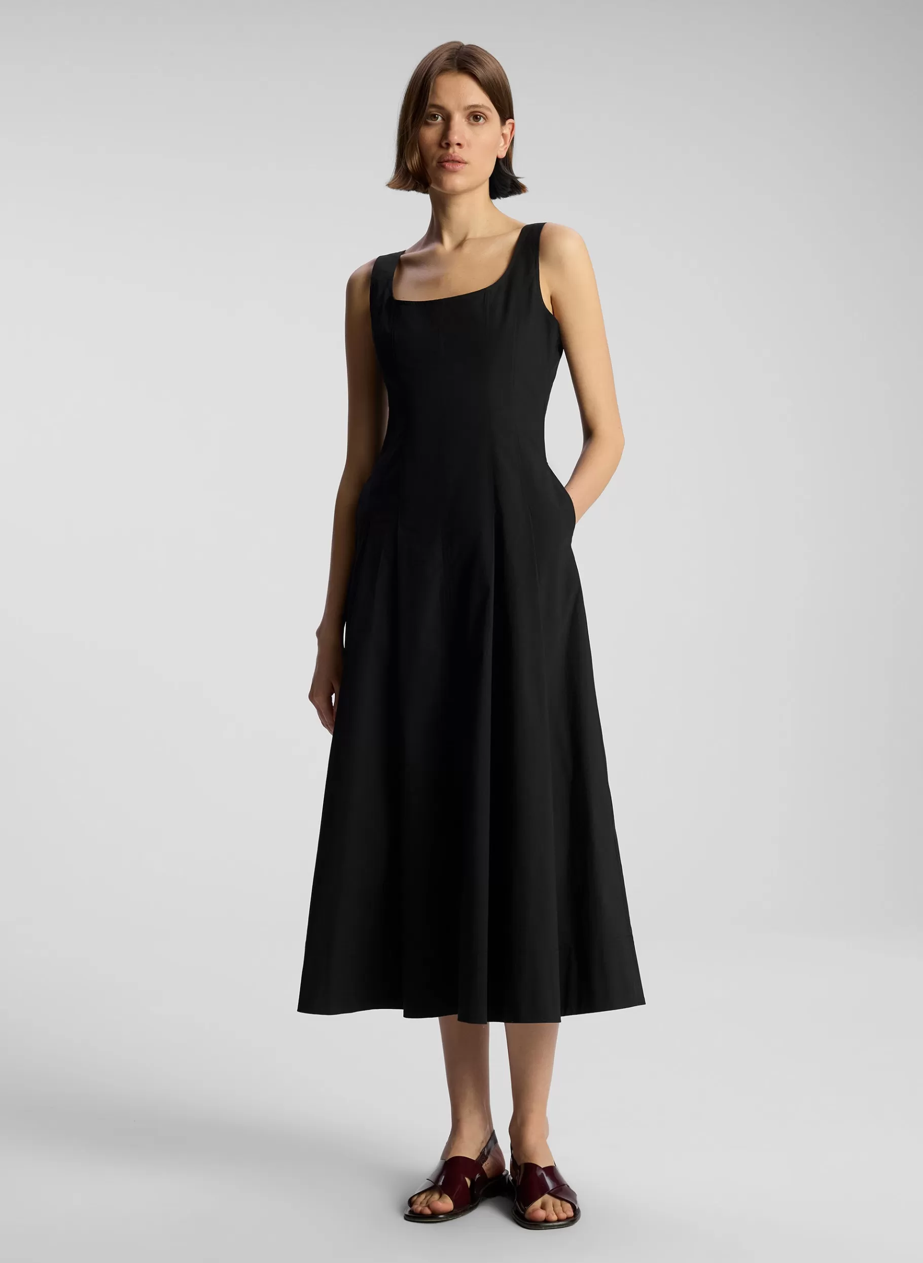 Women A.L.C. Dresses^Isabel Cotton Midi Dress